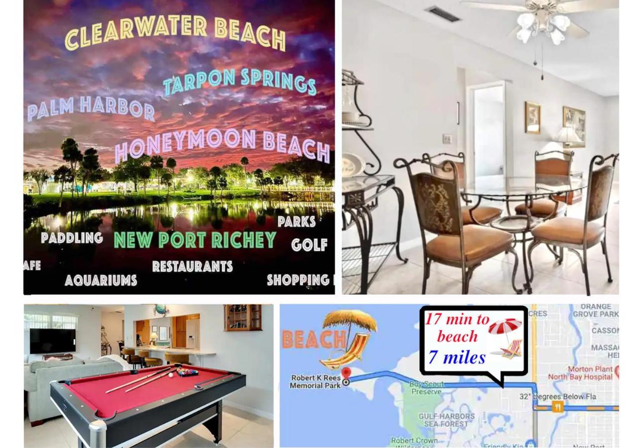 Villa "Impressa" - Billiard,Ping-Pong Table, Lanai, Fire Pit, Bbq Grill, View, Patio, Back Yard New Port Richey Exteriör bild